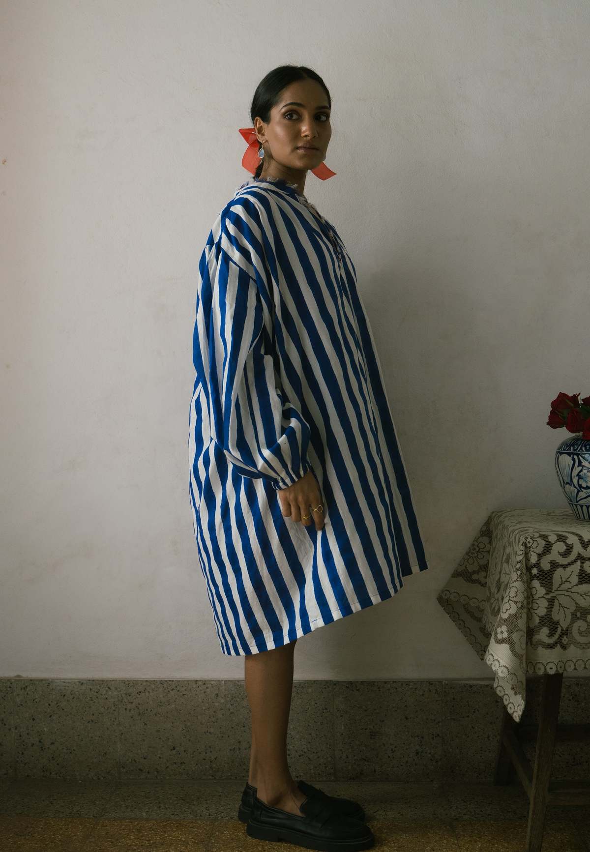 IKKIVI Kylo Tunic Dress - Blue - Image 6 of 7