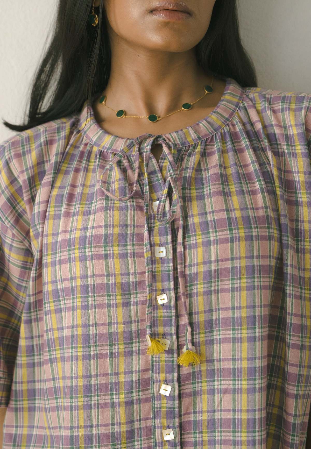 IKKIVI Meadow Long Tunic Dress - Pink - Image 3 of 7