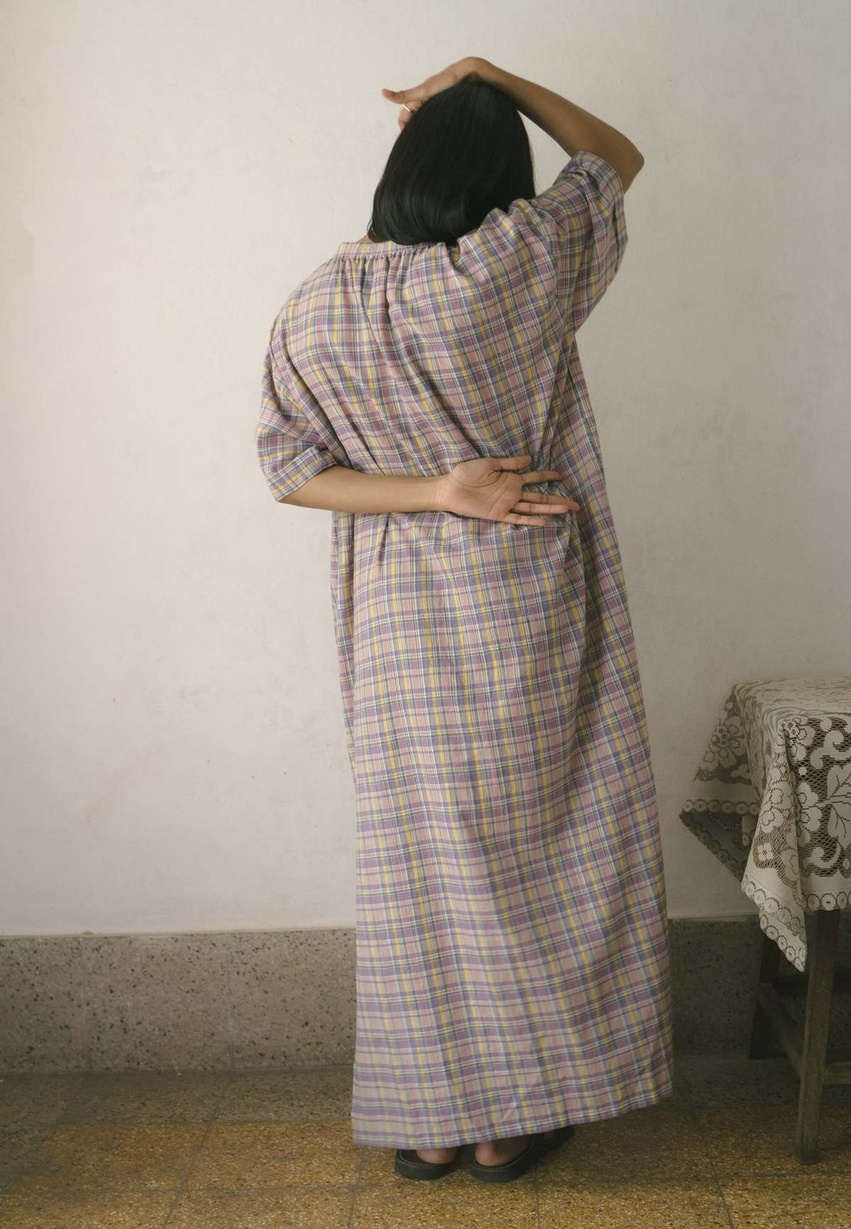 IKKIVI Meadow Long Tunic Dress - Pink - Image 6 of 7