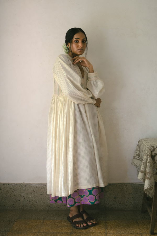 IKKIVI Noor Dress - Off White