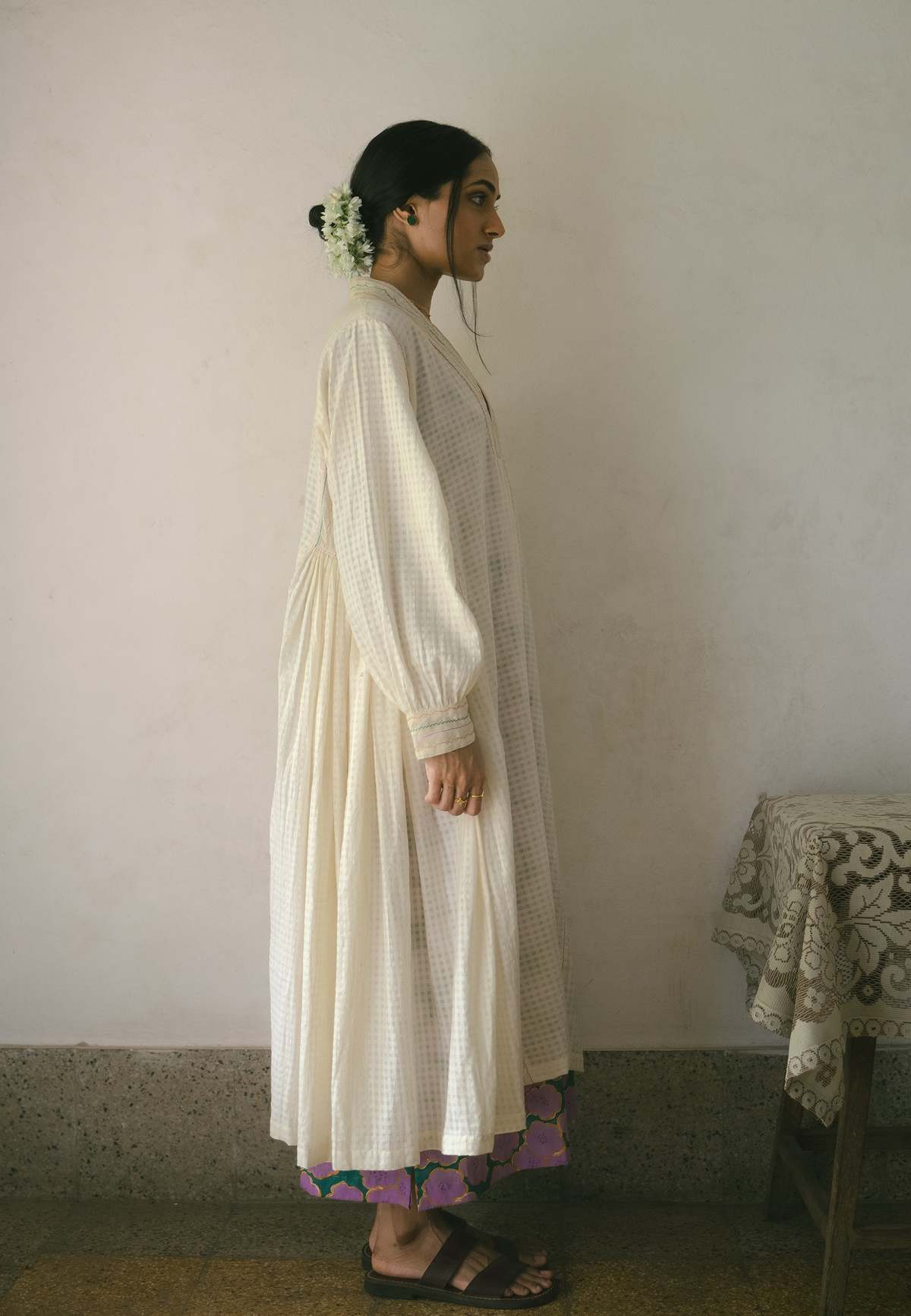 IKKIVI Noor Dress - Off White - Image 2 of 16