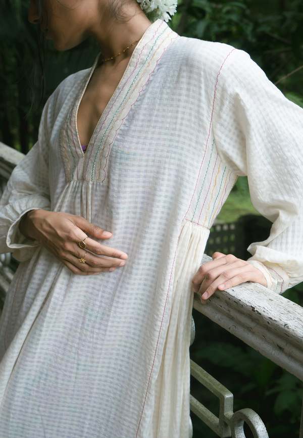 IKKIVI Noor Dress - Off White