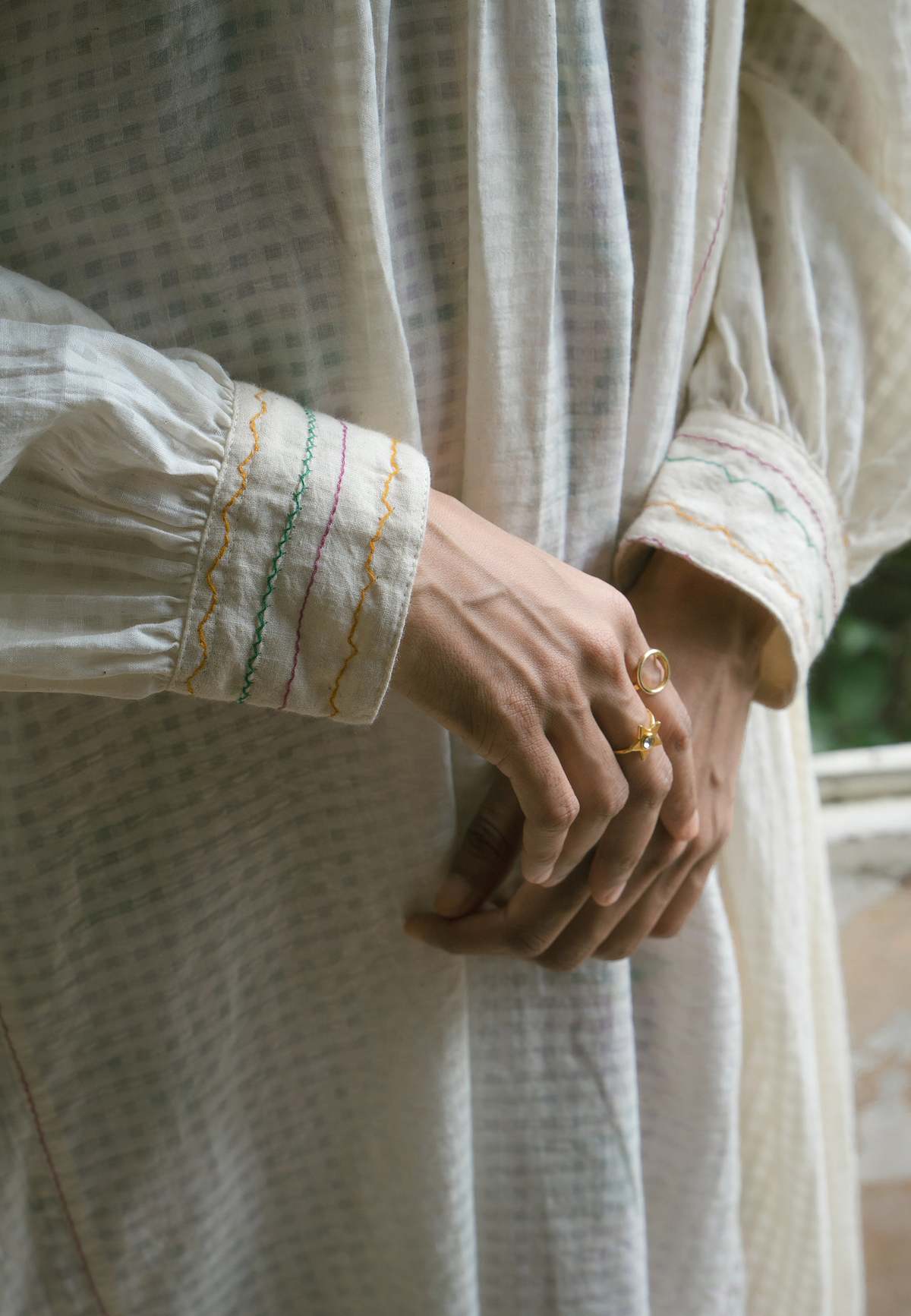 IKKIVI Noor Dress - Off White - Image 7 of 16