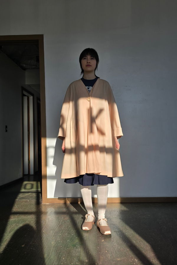 Vintage Les Copains Strawberry Cream Wool Jacket