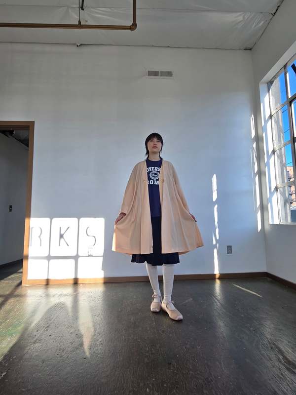 Vintage Les Copains Strawberry Cream Wool Jacket