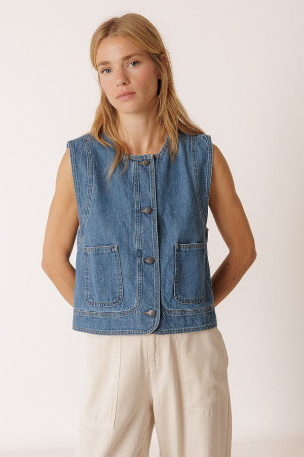 Indi & Cold Denim Vest
