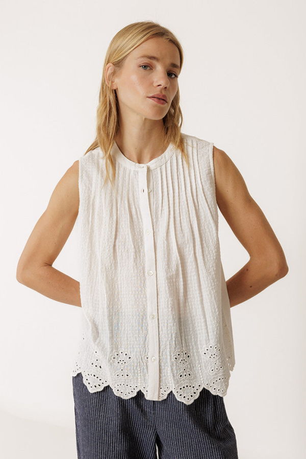 Indi & Cold Embroidered Top