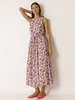 Indi & Cold Floral Dress in Raspberry Dress - Thumbnail 1