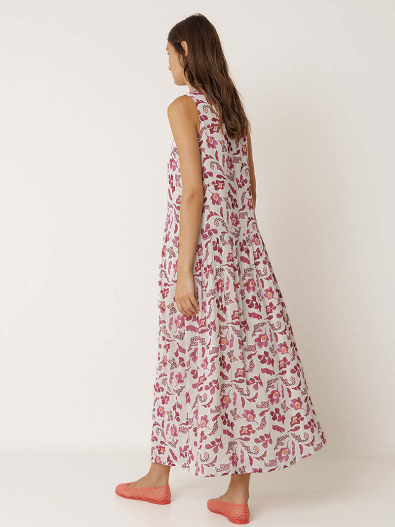 Indi & Cold Floral Dress in Raspberry Dress