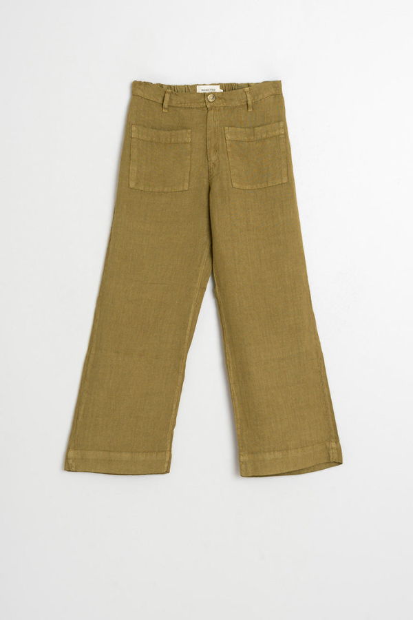 Indi & Cold Wide Leg Linen Trousers