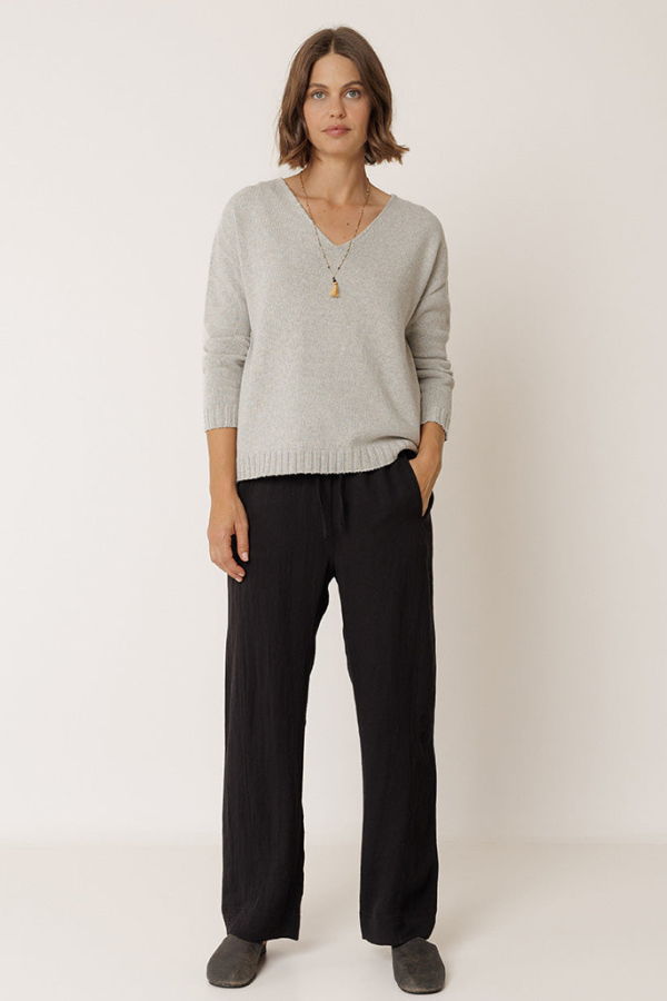 Indi & Cold Plunge Neck Sweater