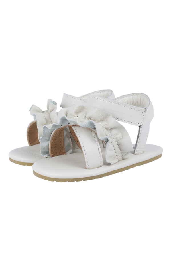 KIDS Donsje Miene Sandals - Off White Leather
