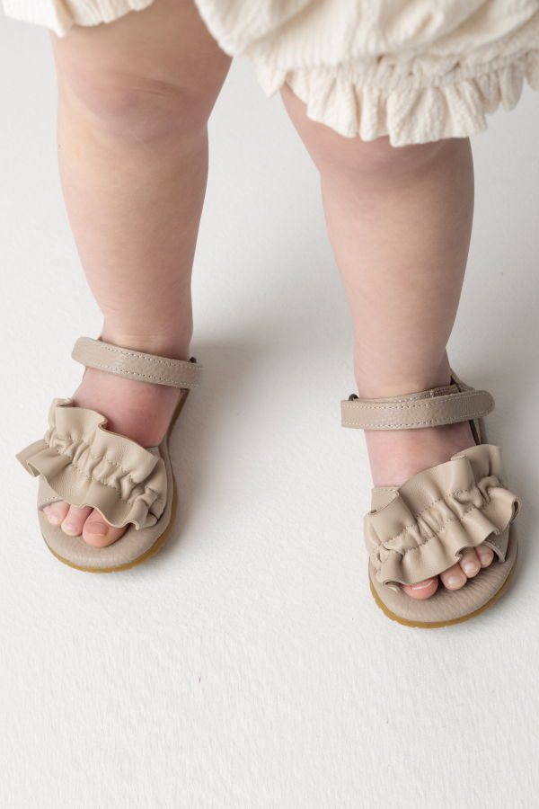 KIDS Donsje Miene Sandals - Praline Leather