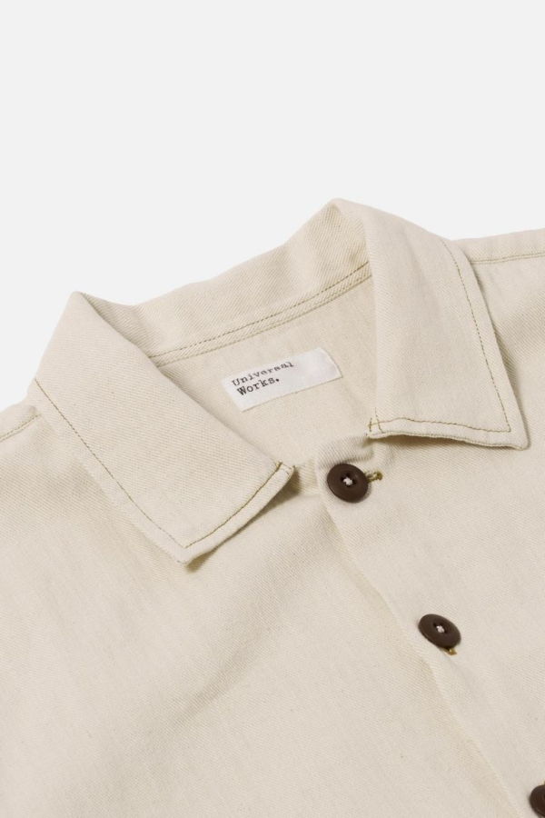Universal Works Fatigue Shirt in Koko Cotlin Overshirt
