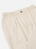 Universal Works Pleated Track Pant in Koko Cotlin Ecru - Thumbnail 3