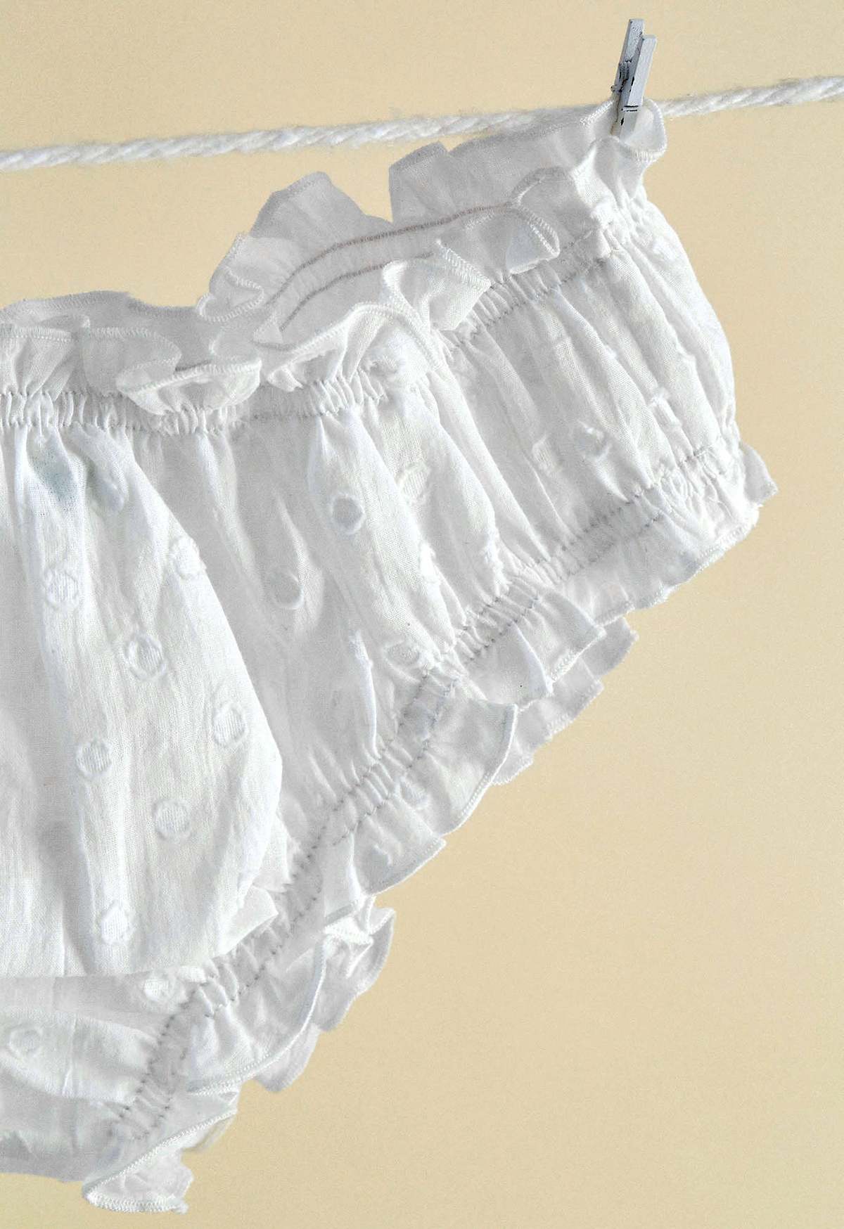 Loup Charmant Signature Bloomer - White Swiss Ellipse - Image 2 of 4