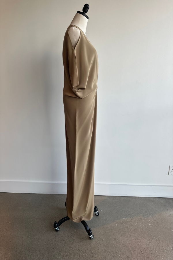zero + maria cornejo Long MIU Dress - Camel
