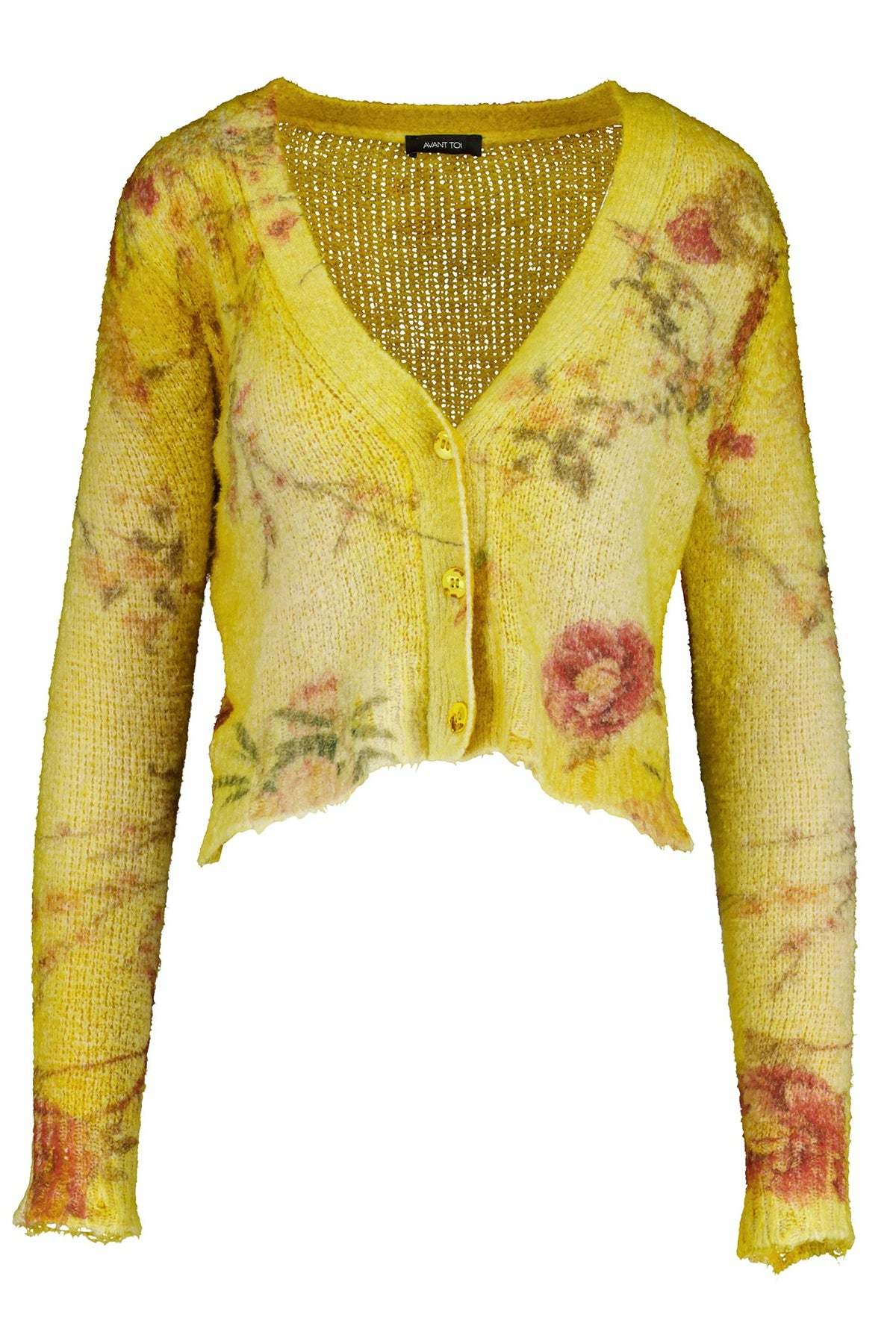 Avant Toi Cherry Bloom Pepita Cardigan - Pepita - Image 1 of 1