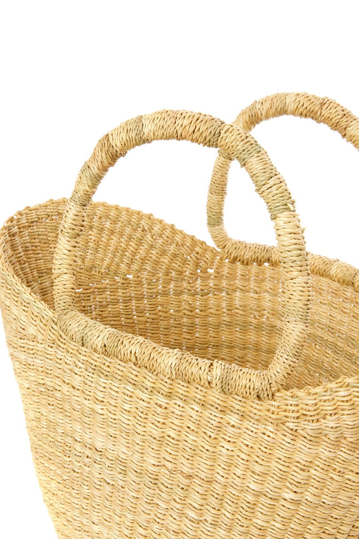 Swahili | AFRICAN MODERN All Natural Petite Wing Shopper Bag - Image 2 of 3