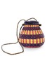 Swahili | AFRICAN MODERN Ghanaian Rambling Rose Lidded Basket Purse - Thumbnail 1