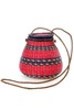Swahili | AFRICAN MODERN Ghanaian Rambling Rose Lidded Basket Purse - Thumbnail 2