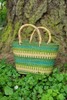 Swahili | AFRICAN MODERN Labadi Beach Patterned Grass Tote - Thumbnail 2