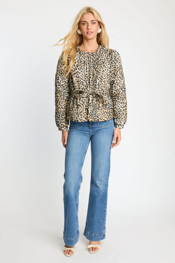 Caballero Ember Reversible Jacket - Leopard