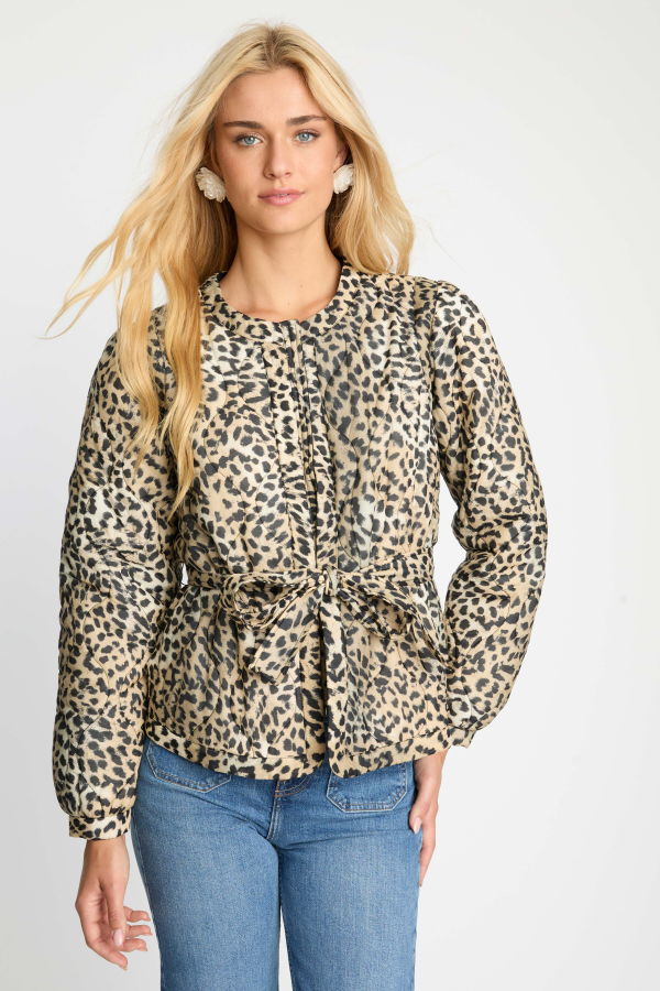 Caballero Ember Reversible Jacket - Leopard