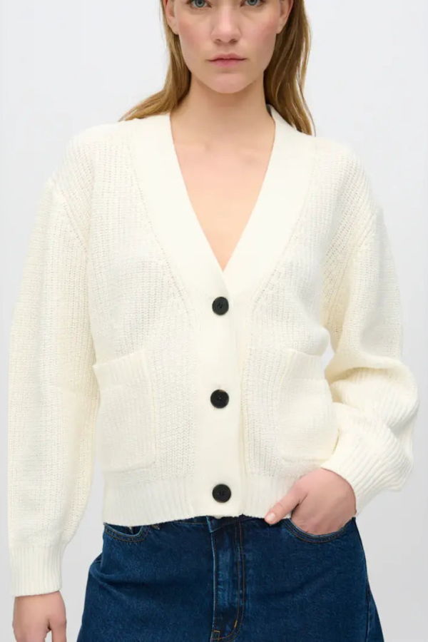 Minimum Gala Cardigan - Broken White