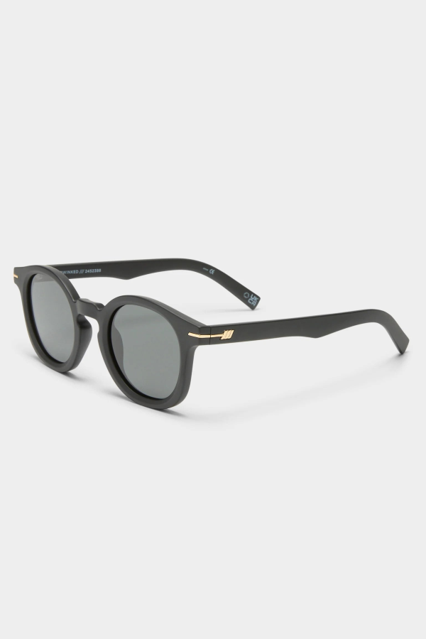 Le Specs Hoodwinked Sunglasses - Matte Black/Smoke Mono