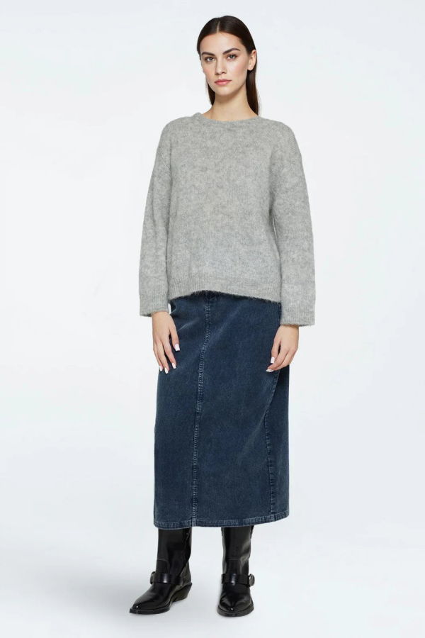 Minimum Kori Jumper - Light Grey Melange