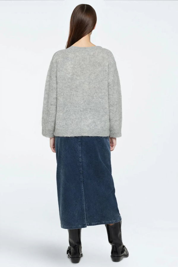Minimum Kori Jumper - Light Grey Melange