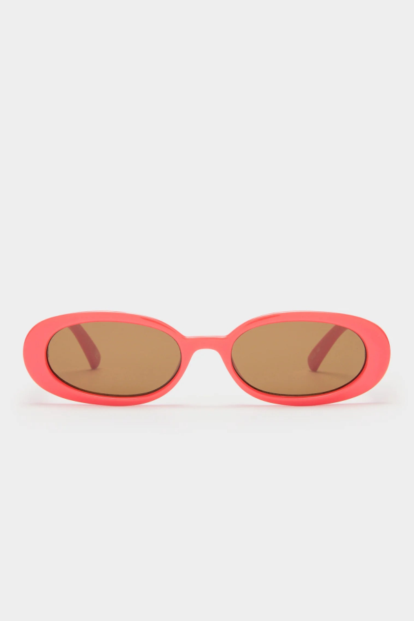 Le Specs Outta Love Sunglasses - Electric Orange