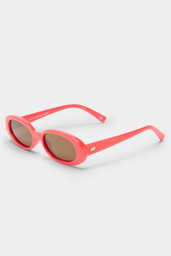 Le Specs Outta Love Sunglasses - Electric Orange
