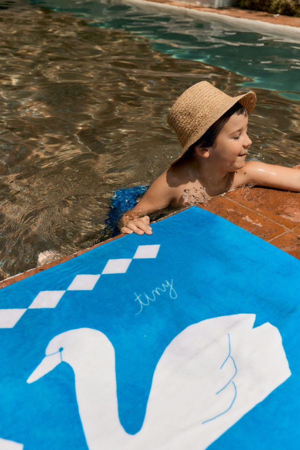 KIDS Tinycottons Swans Towel