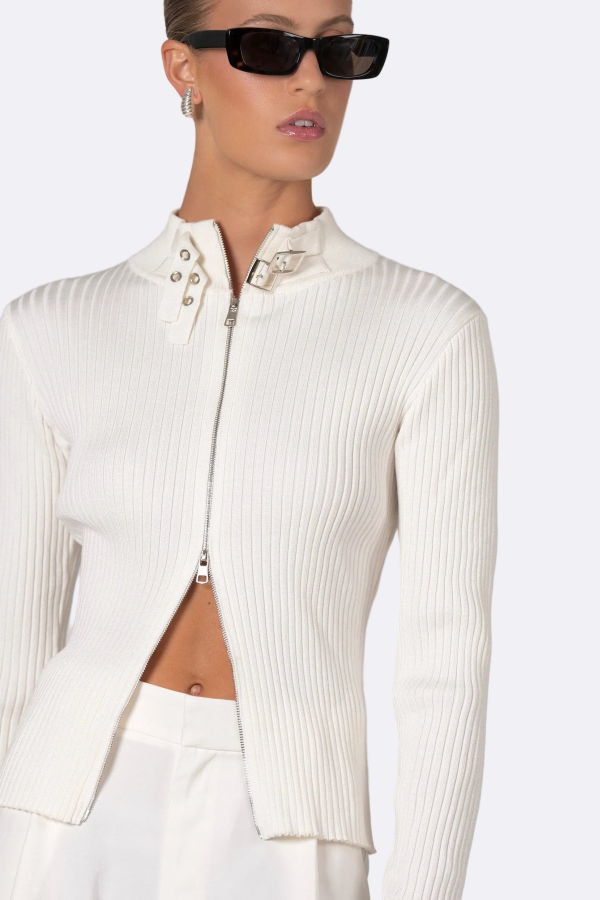 Nonchalant Label Dion Cardigan Cardigan - Ivory