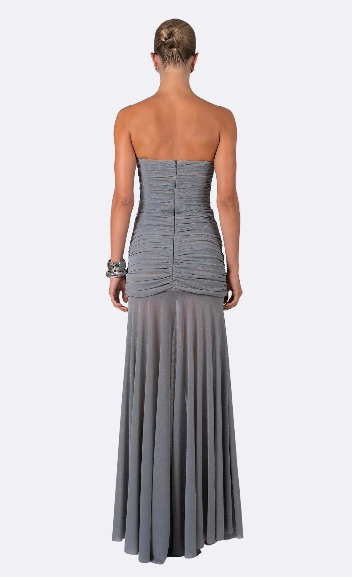 Nonchalant Label Elodie Dress - Metallic Gray - Image 3 of 3