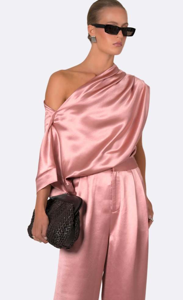 Nonchalant Label Lea Blouse - Dusty Rose