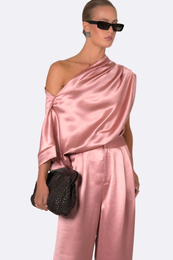 Nonchalant Label Lea Blouse - Dusty Rose