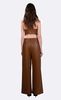 Nonchalant Label Perrie Crop Top - Caramel - Thumbnail 3