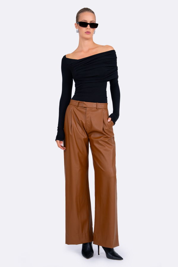 Nonchalant Label Salome Pant - Caramel