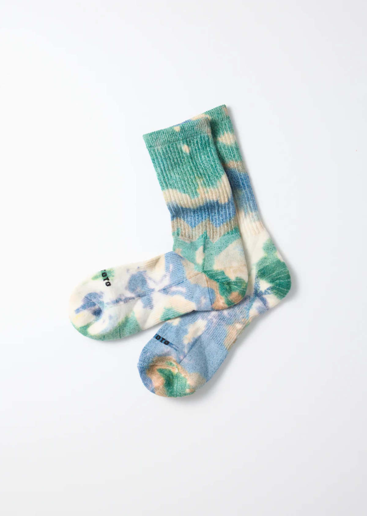 Rototo Allrounder Merino Tie Dye Crew Socks - Image 1 of 2