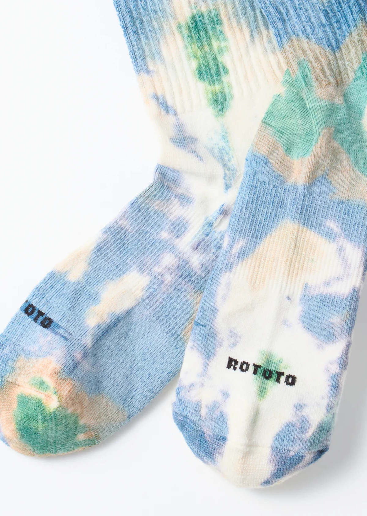 Rototo Allrounder Merino Tie Dye Crew Socks - Image 2 of 2
