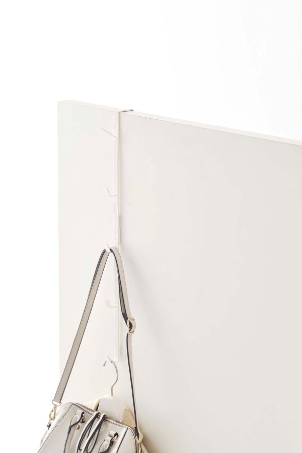 Yamazaki Home Over-the-Door Vertical Hooks - White