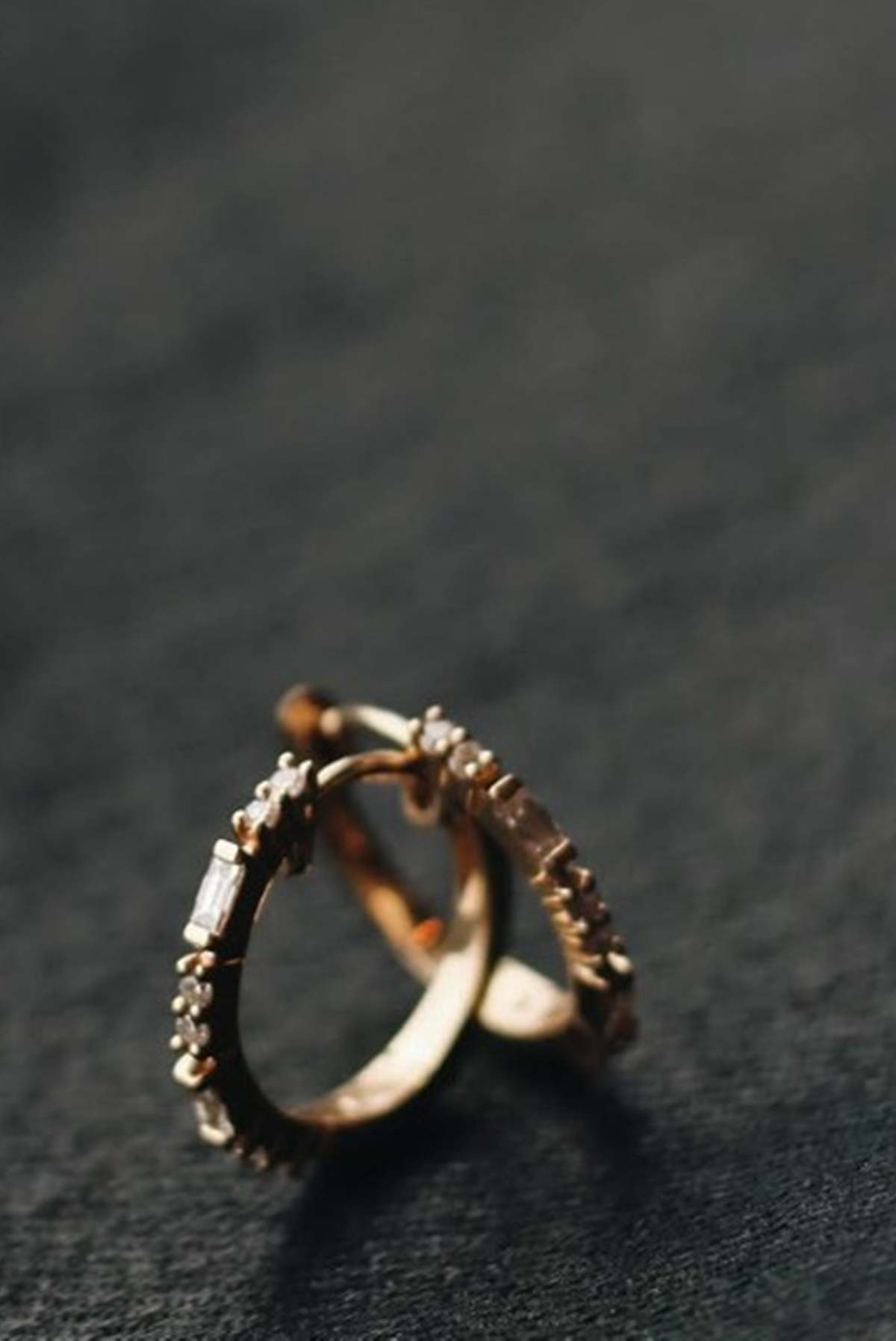 Charme Silkiner Diamond Hoop Earrings - Image 3 of 4