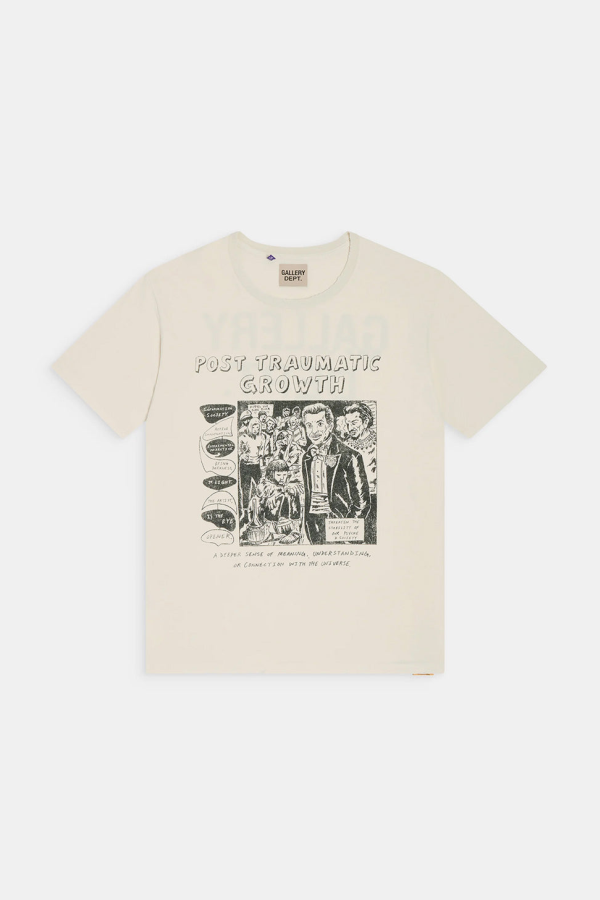 GALLERY DEPT. White PTG Tee - LIGHT ARCHIVAL