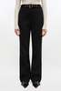 Ganni Bonded Crepe Belted Pant - Thumbnail 2