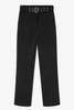 Ganni Bonded Crepe Belted Pant - Thumbnail 4
