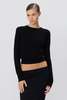 ÉTERNE Francis Sweater - Black - Thumbnail 2