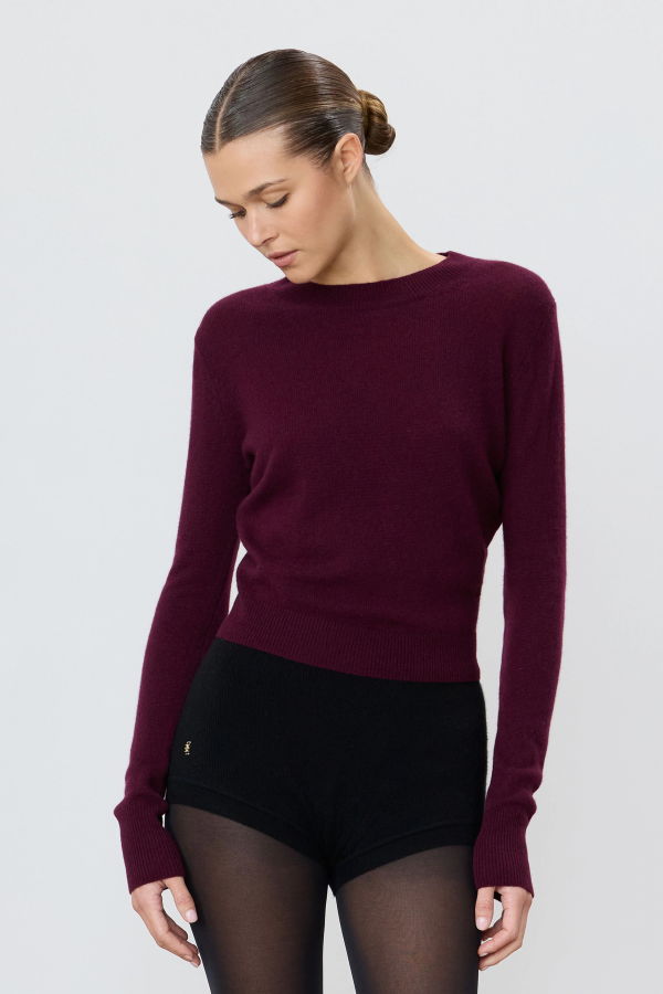 ÉTERNE Francis Sweater - Oxblood
